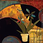 2011 Canvas Paintings - Kaleidoscope Flower Pot II